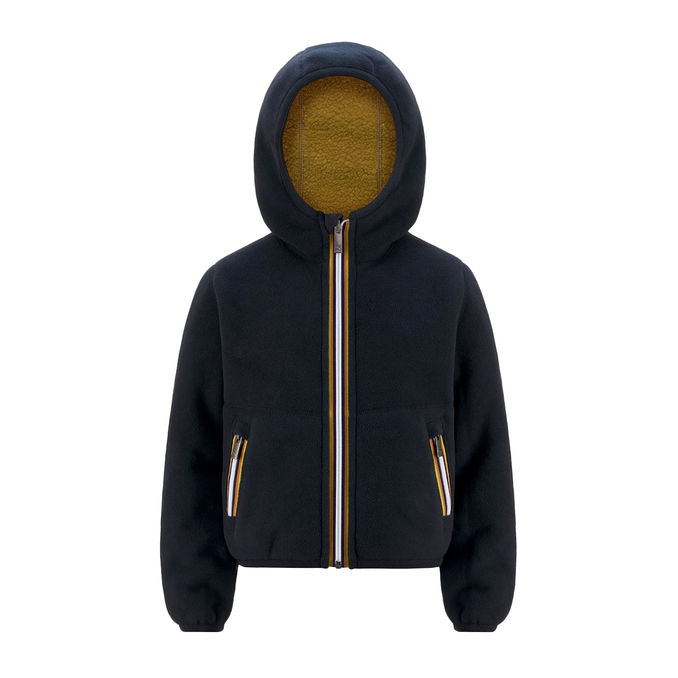 JACK SHERPA POLAR REVERSIBLE JACKET Kid Blue Yellow