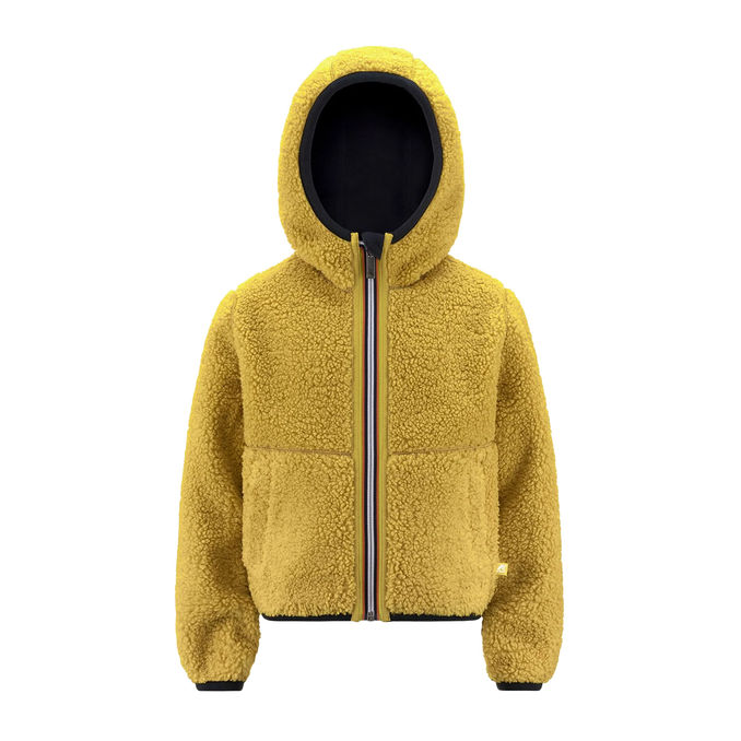 JACK SHERPA POLAR REVERSIBLE JACKET Kid Blue Yellow