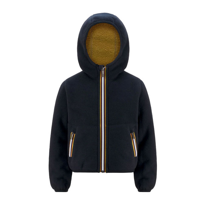 JACK SHERPA POLAR REVERSIBLE JACKET Kid Blue Yellow