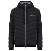 JACKET AND DRAWSTRING FULL ZIP ELASTIC WAIST Man Black Melange Grey JACKET AND DRAWSTRING FULL ZIP ELASTIC WAIST Man Black Melange Grey