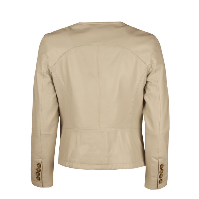 JACKET CHANEL NAPPA WASHED Woman Pinky Beige