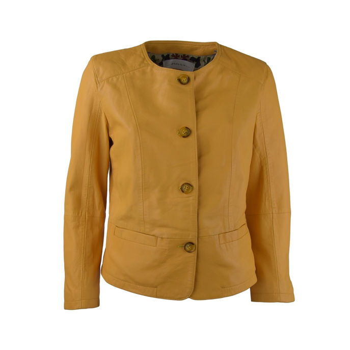 JACKET CHANEL NAPPA WASHED Woman Zafferano