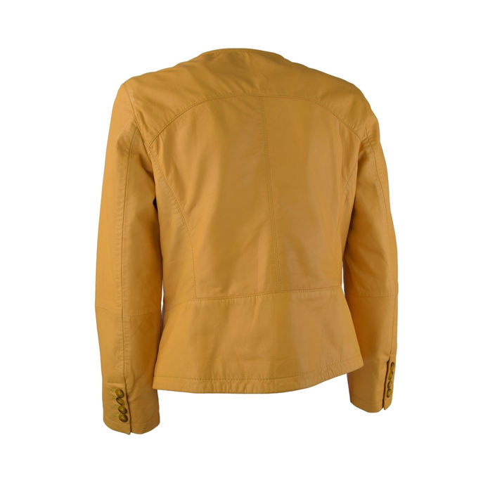 JACKET CHANEL NAPPA WASHED Woman Zafferano