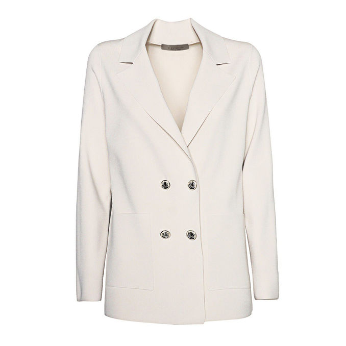 JACKET DOUBLE CHEST Woman White