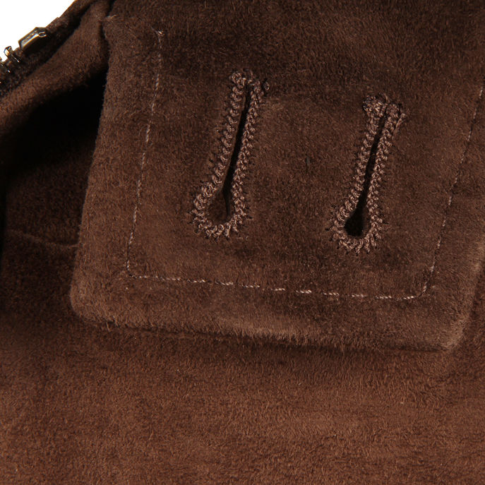 JACKET ETERE GOAT GARMENT SUEDE Man Brown