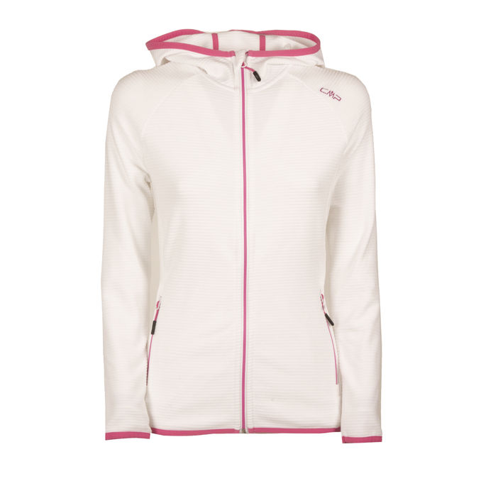 JACKET FIX HOOD Woman White