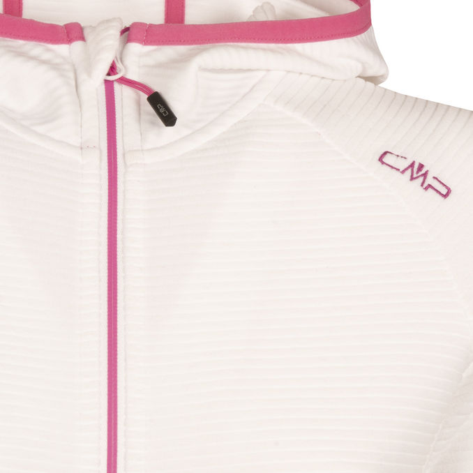 JACKET FIX HOOD Woman White