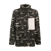 JACKET FLEECE MOUNTAINSIDE PRINTED Man Black Rocky Mountain Columbia Grey JACKET FLEECE MOUNTAINSIDE PRINTED Man Black Rocky Mountain Columbia Grey