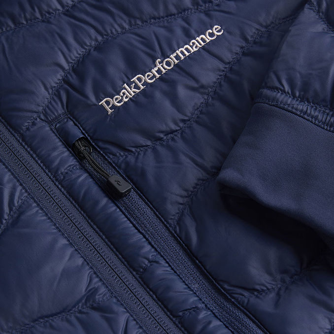 JACKET HELIUM DOWN HYBRID Man Blue Shadow