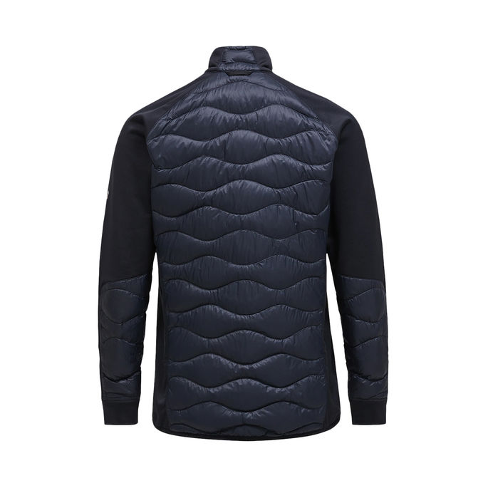 JACKET HELIUM DOWN HYBRID ONDE Man Black