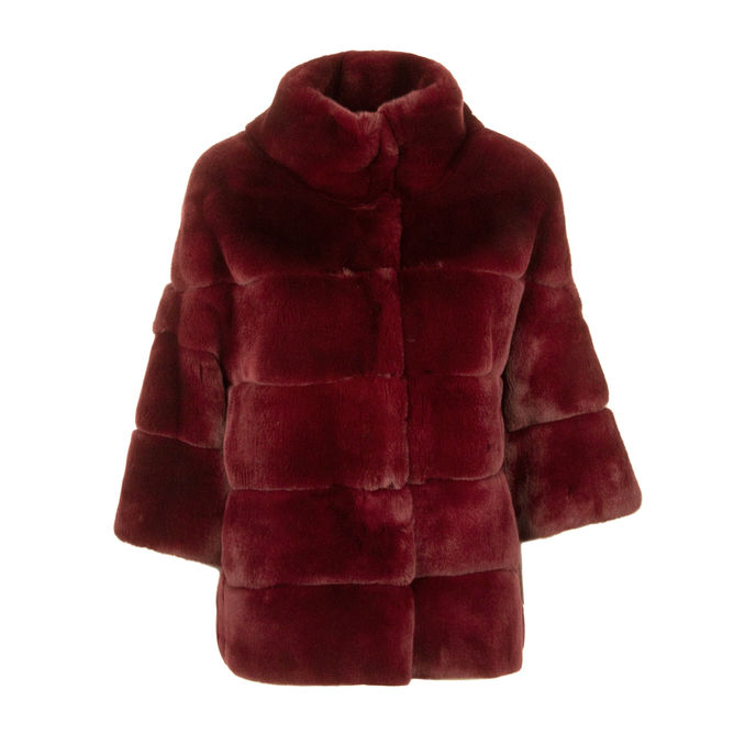 JACKET IN REX FUR 