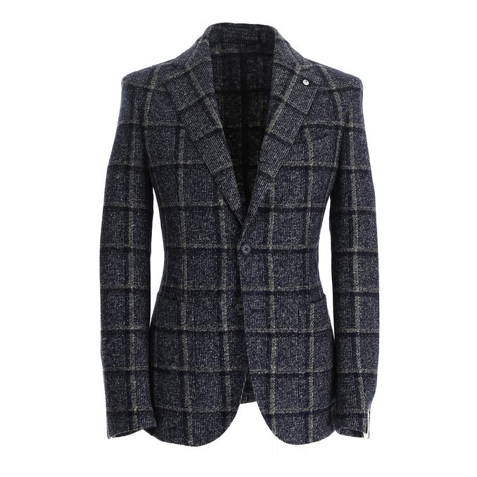 JACKET JACK Man Blue Grey Beige