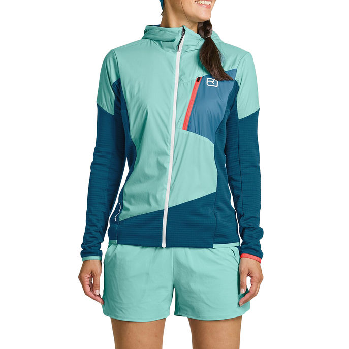 JACKET LADIZ HYBRID Woman Petrol Blue