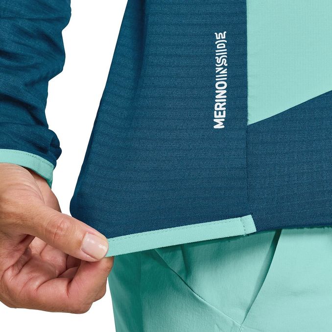 JACKET LADIZ HYBRID Woman Petrol Blue