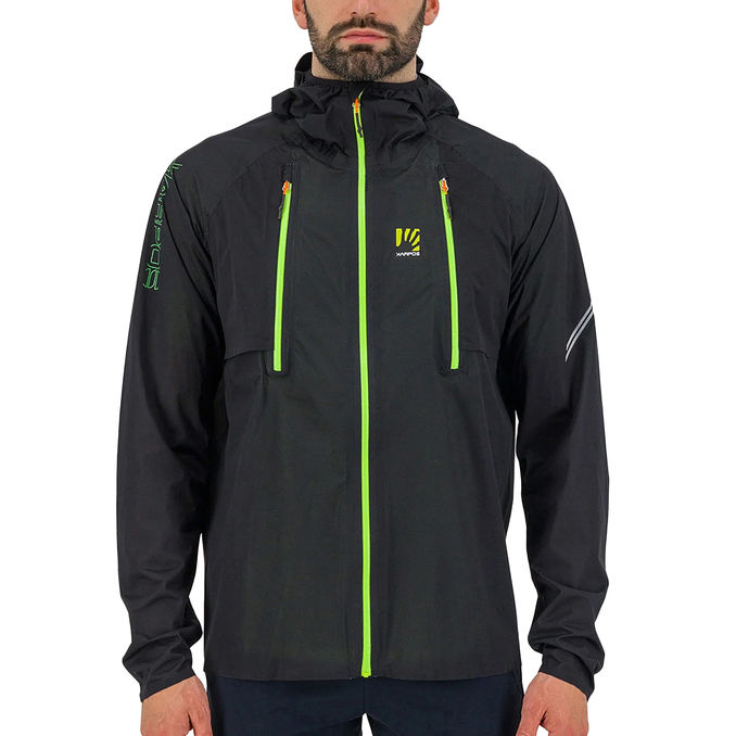 JACKET LAVAREDO Man Black Green Fluo