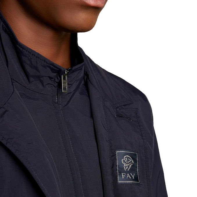 JACKET MORNING SHORT Man Blue Navy