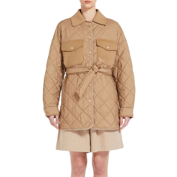 JACKET PADDED SHORT PAPRICA Woman Camel