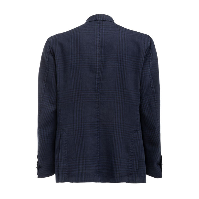 JACKET PATCH CHECK Man Blunavy