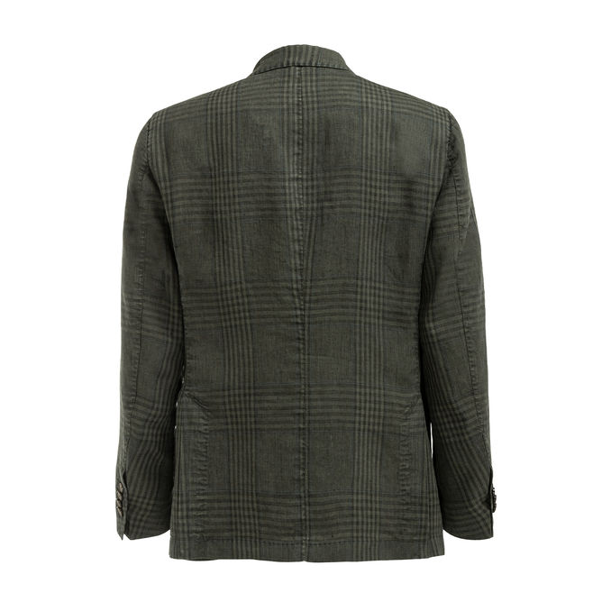 JACKET PATCH CHECK Man Darkgreen