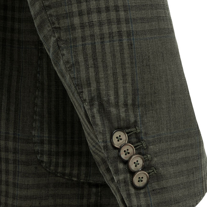 JACKET PATCH CHECK Man Darkgreen