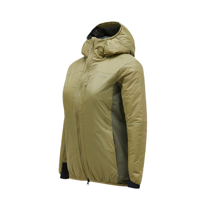 JACKET RADIANCE Woman Snap Green Pine Needle Oli