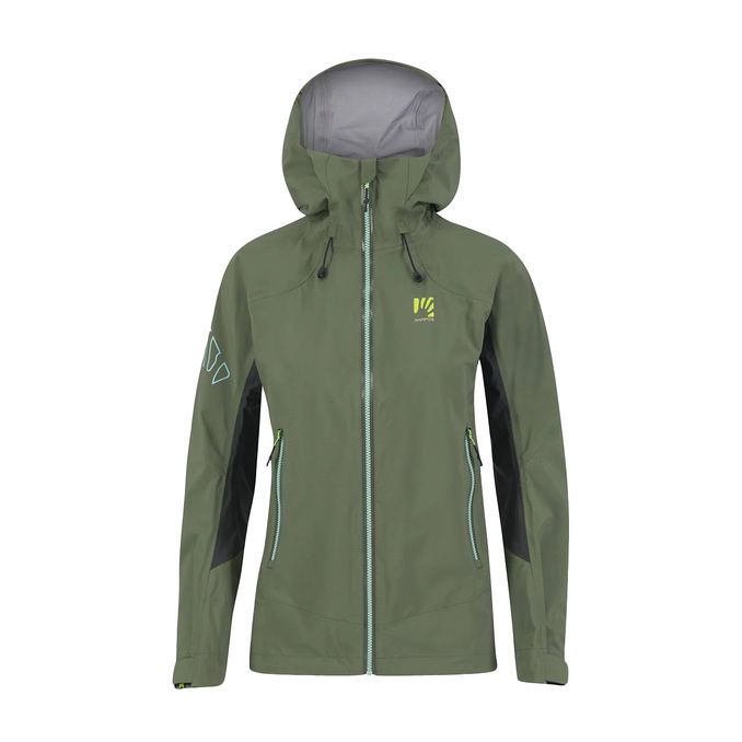 JACKET STORM EVO Woman Thyme Black Sand