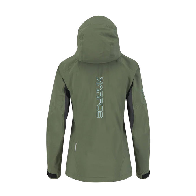 JACKET STORM EVO Woman Thyme Black Sand