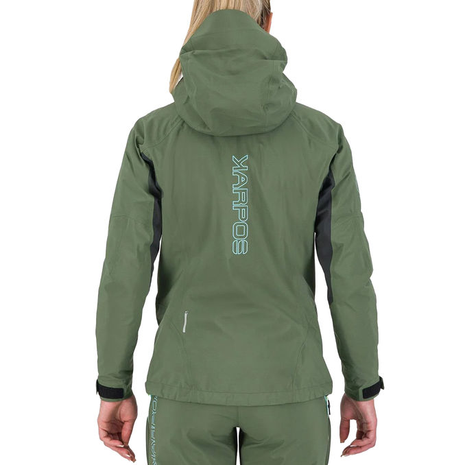 JACKET STORM EVO Woman Thyme Black Sand