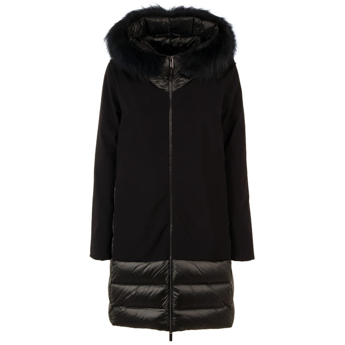 JACKET WINTER HYBRID PARKA FUR Donna Nero