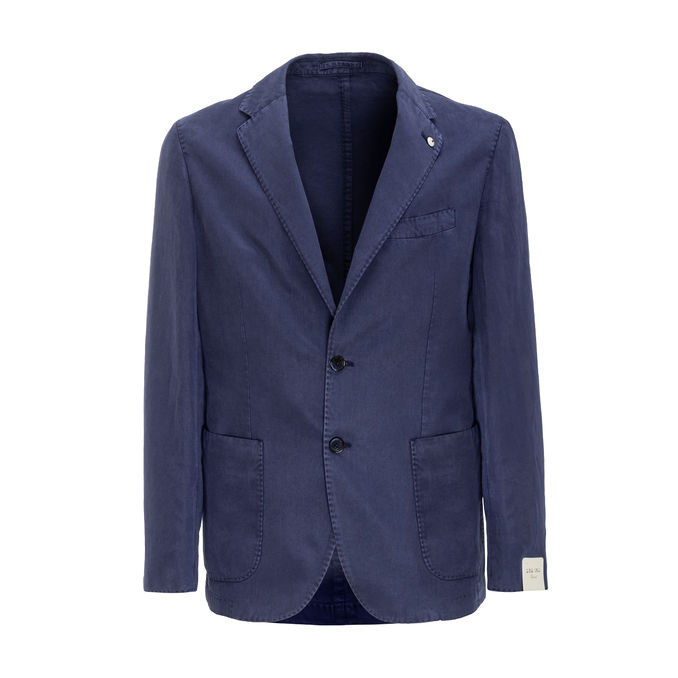 JACKET WITH LINEN POCKET Man Carta Da Zucchero