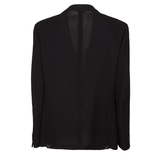 JACKET WITH PATCH Man Navy