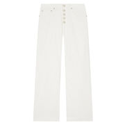 JACKLYN JEWEL BUTTON CORDUROY TROUSERS
