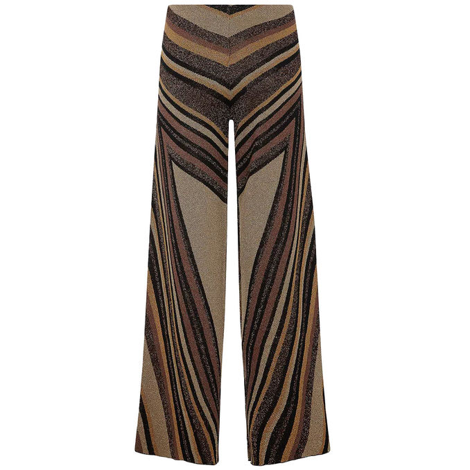 JACQUARD KNIT TROUSERS