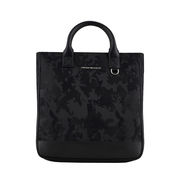 JACQUARD TOTE BAG Man Black Black Camouflage JACQUARD TOTE BAG Man Black Black Camouflage