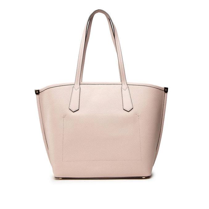 JANE LARGE LEATHER TOTE BAG Woman Soft pink