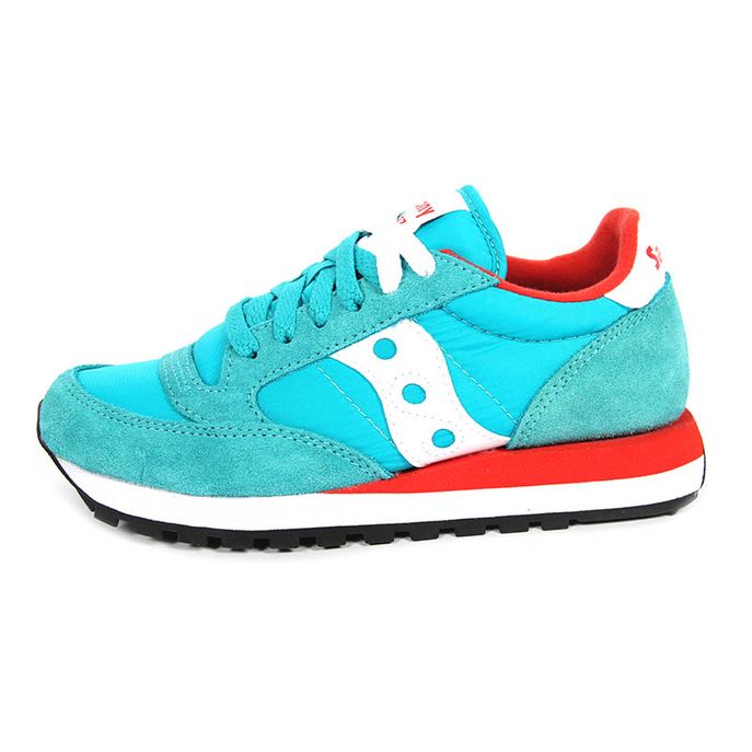 JAZZ ORIGINAL SNEAKERS Woman Light blue red