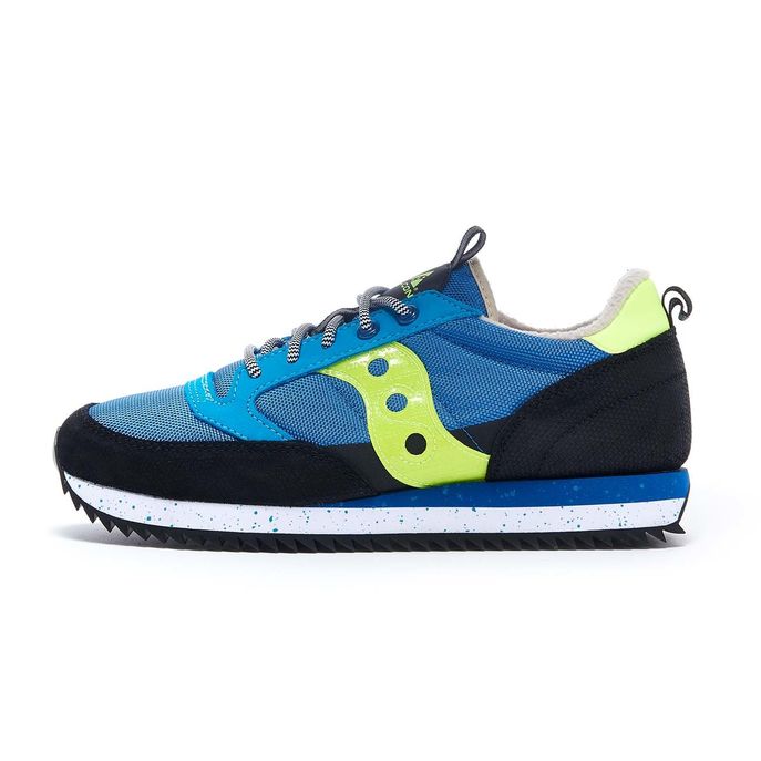JAZZ PEAK SNEAKERS Man Federal blue Black Citron