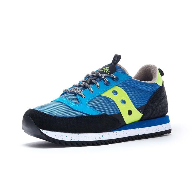 JAZZ PEAK SNEAKERS Man Federal blue Black Citron