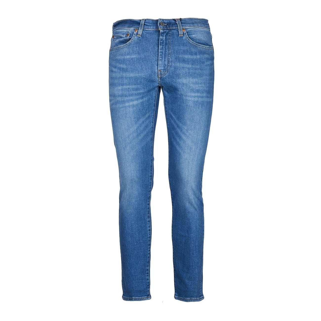 512 slim taper blue denim