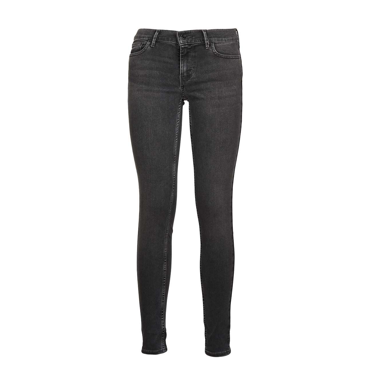 LEVIS JEANS 710 INNOVATION SUPER SKINNY Women Black stone wash | Mascheroni  Sportswear