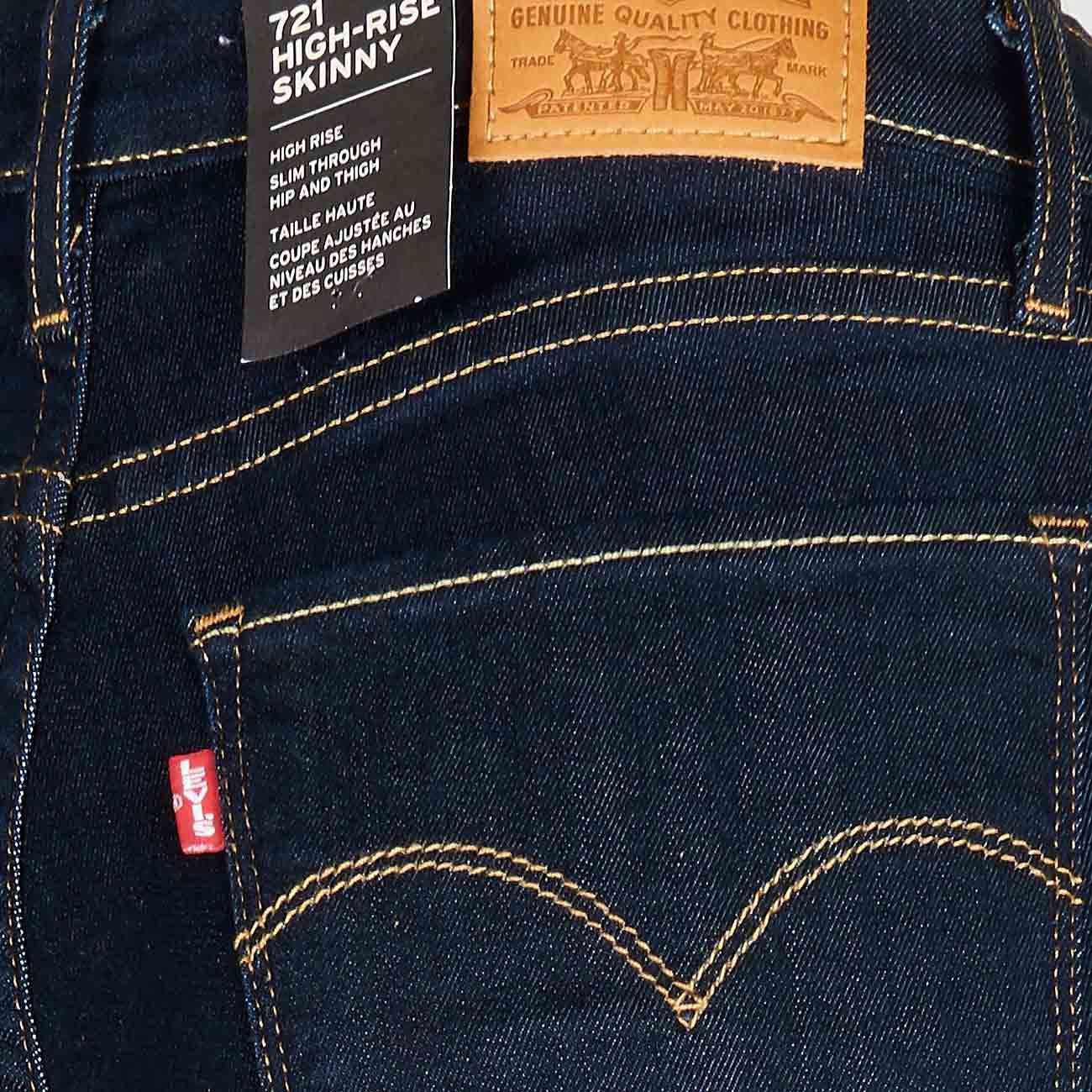 LEVIS JEANS 721 HIGH RISE SKINNY Woman To the nine | Mascheroni Store