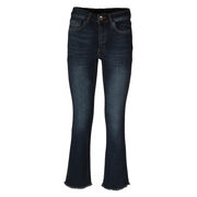 JEANS ARLEY DENIM STRETCH CROPPED Woman Medium Blue JEANS ARLEY DENIM STRETCH CROPPED Woman Medium Blue
