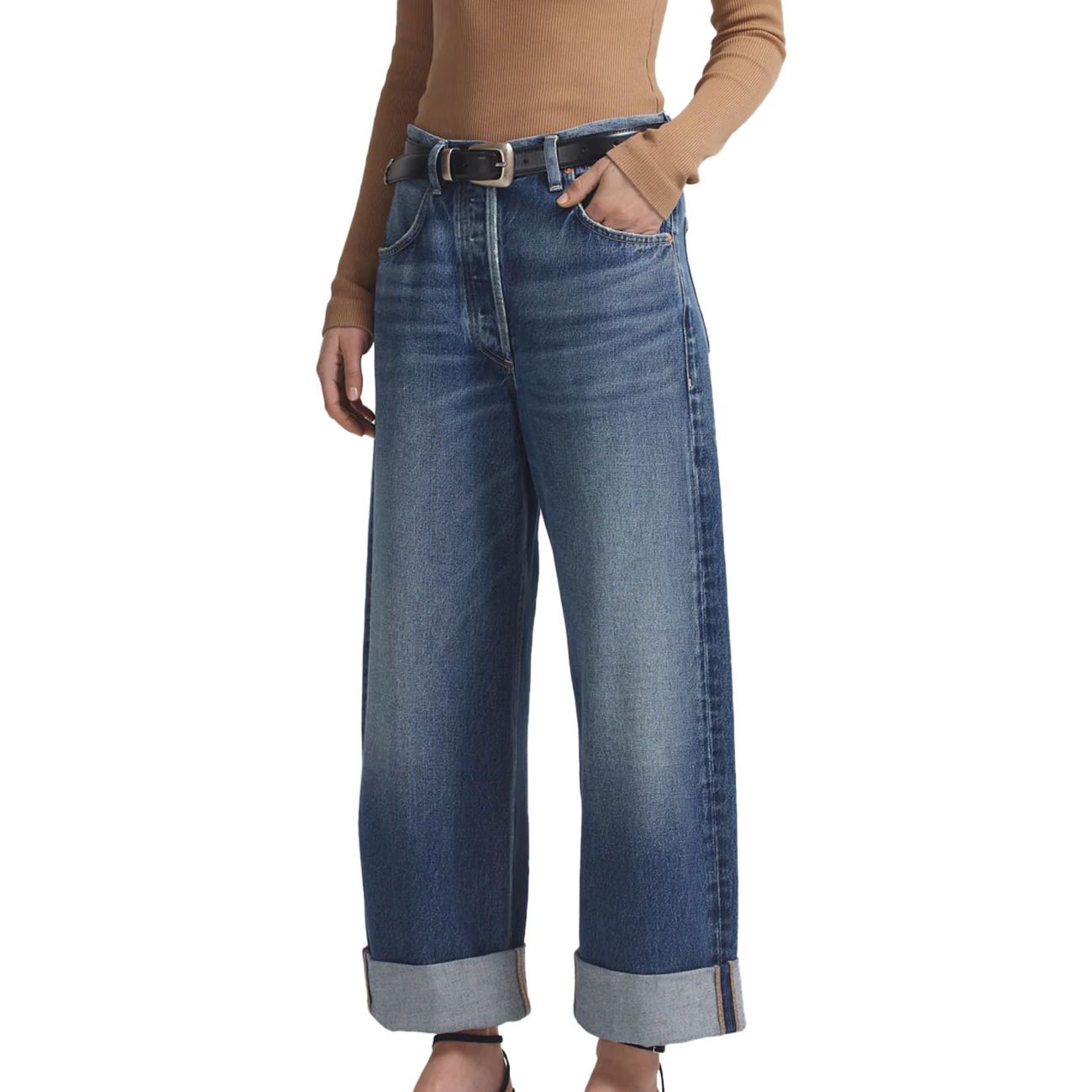 CITIZENS OF HUMANITY JEANS AYLA BAGGY Woman Brie Brielle