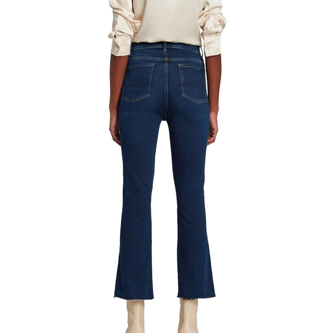 JEANS HW SLIM KICK SLIM ILLUSION OPULENT Woman Dark Blue