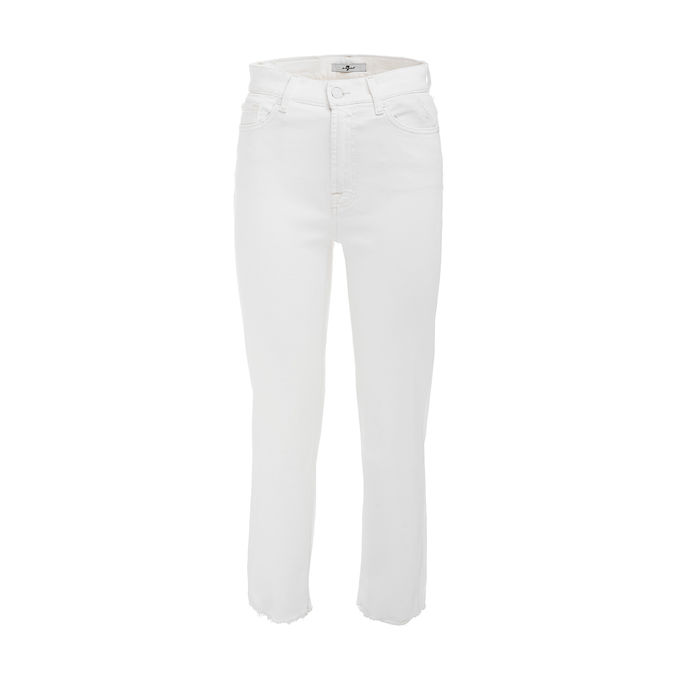 JEANS LOGAN STOVEPIPE Woman White