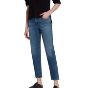 JEANS MALIA LUXE VINTAGE BLUEPRINT Woman Dark Blue JEANS MALIA LUXE VINTAGE BLUEPRINT Woman Dark Blue