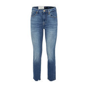 JEANS ROXANNE ANKLE SLIM Woman Blue Denim Medio JEANS ROXANNE ANKLE SLIM Woman Blue Denim Medio