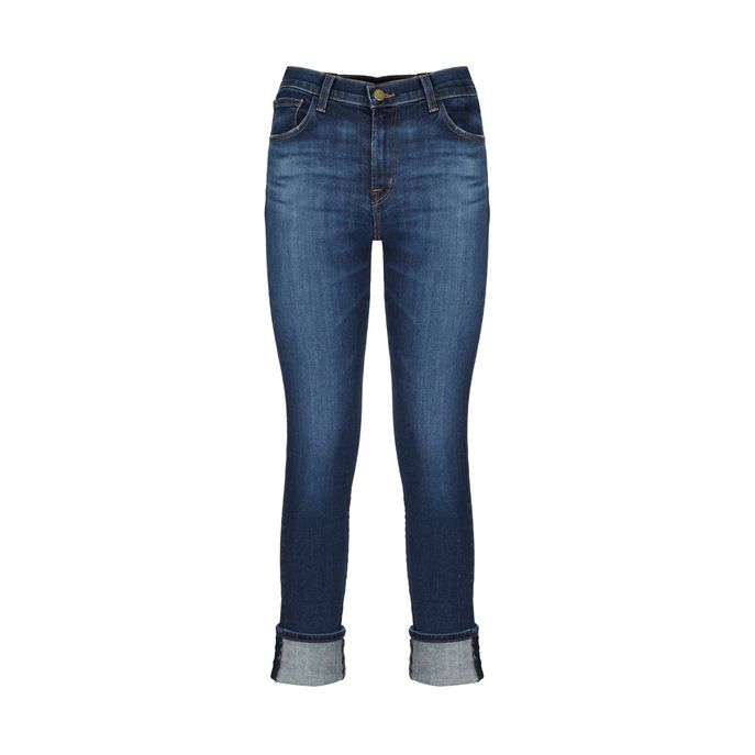 JEANS RUBY HIGH RISE CIGARETTE Woman Dark denim