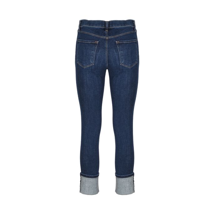 JEANS RUBY HIGH RISE CIGARETTE Woman Dark denim