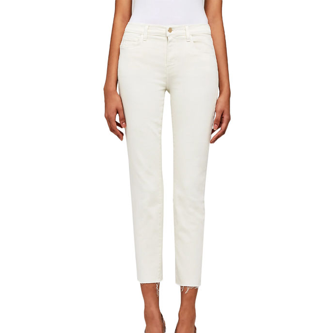 JEANS SADA CROP SLIM Donna White Vintage White